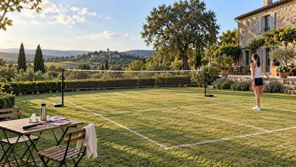 Solutions pratiques pour aménager un terrain de badminton extérieur
